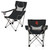 Cornell Big Red Campsite Camp Chair, (Black with Gray Accents)