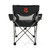 Cornell Big Red Campsite Camp Chair, (Black with Gray Accents)