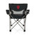 Indiana Hoosiers Campsite Camp Chair, (Black with Gray Accents)