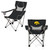 Iowa Hawkeyes Campsite Camp Chair, (Black with Gray Accents)