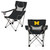 Michigan Wolverines Campsite Camp Chair, (Black with Gray Accents)