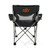 Oklahoma State Cowboys Campsite Camp Chair, (Black with Gray Accents)
