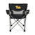 Pittsburgh Panthers Campsite Camp Chair, (Black with Gray Accents)