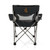 Wyoming Cowboys Campsite Camp Chair, (Black with Gray Accents)