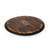 Wisconsin Badgers Lazy Susan Serving Tray, (Fire Acacia Wood)