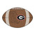 University of Georgia Southern Style Football Mat 20.5"x32.5"