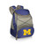 Michigan Wolverines PTX Backpack Cooler, (Navy Blue with Gray Accents)