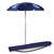 North Carolina Tar Heels 5.5 Ft. Portable Beach Umbrella, (Navy Blue)