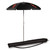 USC Trojans 5.5 Ft. Portable Beach Umbrella, (Black)