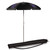 Washington Huskies 5.5 Ft. Portable Beach Umbrella, (Black)