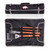 Arkansas Razorbacks 3-Piece BBQ Tote & Grill Set, (Black with Gray Accents)