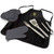 Colorado Buffaloes BBQ Apron Tote Pro Grill Set, (Black with Gray Accents)