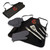 Cornell Big Red BBQ Apron Tote Pro Grill Set, (Black with Gray Accents)