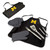 Michigan Wolverines BBQ Apron Tote Pro Grill Set, (Black with Gray Accents)