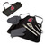 Washington State Cougars BBQ Apron Tote Pro Grill Set, (Black with Gray Accents)