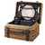 Virginia Tech Hokies Champion Picnic Basket, (Black with Brown Accents)