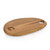 Cornell Big Red Pebble Shaped Acacia Serving Board 15" x 10", (Natural Acacia)