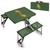 Baylor Bears Picnic Table Portable Folding Table with Seats, (Hunter Green)