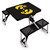 Iowa Hawkeyes Picnic Table Portable Folding Table with Seats, (Black)