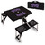 TCU Horned Frogs Picnic Table Portable Folding Table with Seats, (Black)