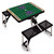 Washington Huskies Football Field Picnic Table Portable Folding Table with Seats, (Black)