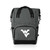 West Virginia Mountaineers On The Go Roll-Top Backpack Cooler, (Heathered Gray)