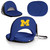 Michigan Wolverines Oniva Portable Reclining Seat, (Navy Blue)