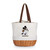 Baltimore Ravens Mickey Mouse Coronado Canvas and Willow Basket Tote, (Beige Canvas)