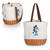 Detroit Lions Mickey Mouse Coronado Canvas and Willow Basket Tote, (Beige Canvas)