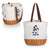 Indianapolis Colts Mickey Mouse Coronado Canvas and Willow Basket Tote, (Beige Canvas)