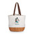 Miami Dolphins Mickey Mouse Coronado Canvas and Willow Basket Tote, (Beige Canvas)