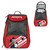 New England Patriots Mickey Mouse PTX Backpack Cooler, (Red with Gray Accents)