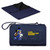 Los Angeles Rams Mickey Mouse Blanket Tote Outdoor Picnic Blanket, (Navy Blue with Black Flap)
