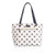 Mickey Mouse Uptown Cooler Tote Bag, (White with Navy Blue Accents)