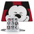 Mickey Mouse Impresa Picnic Blanket, (Mickey Face with Red Background)