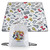 Mickey & Friends Impresa Picnic Blanket, (White with Red & Yellow Accents)