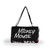 Mickey Mouse Blanket Tote Outdoor Picnic Blanket, (Red with Black Pattern)