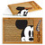 Mickey Mouse Icon Glass Top Cutting Board & Knife Set, (Parawood & Bamboo)