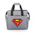 Superman On The Go Lunch Bag Cooler, (Heathered Gray)