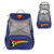 Superman PTX Backpack Cooler, (Navy Blue with Gray Accents)