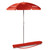 Coca-Cola Enjoy Coke 5.5 Ft. Portable Beach Umbrella, (Red)