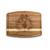 Mandalorian The Child Galaxy Greetings Ovale Acacia Cutting Board, (Acacia Wood)