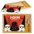 Star Wars Empire Icon Glass Top Cutting Board & Knife Set, (Parawood & Bamboo)