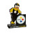 Pittsburgh Steelers 8 in. Wooden Mascot Statue