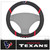 Houston Texans Steering Wheel Cover  Texans Primary Logo and Wordmark Black