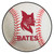 Bates College Baseball Mat 27" diameter