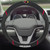Arizona Cardinals Steering Wheel Cover  "Cardinal" Logo & Wordmark Black