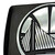 Cincinnati Bengals Hitch Cover - Chrome Striped B Priamry Logo Chrome