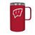 NCAA Wisconsin Badgers 18oz Hustle Travel Mug