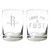 NBA Houston Rockets 2pc Rocks Glass Set